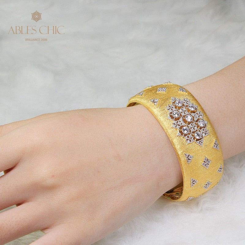 Breites Armband mit keltischem Kleeblatt 5059