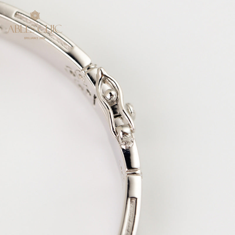 Hochglanzpoliertes Kleeblatt-Armband 203707