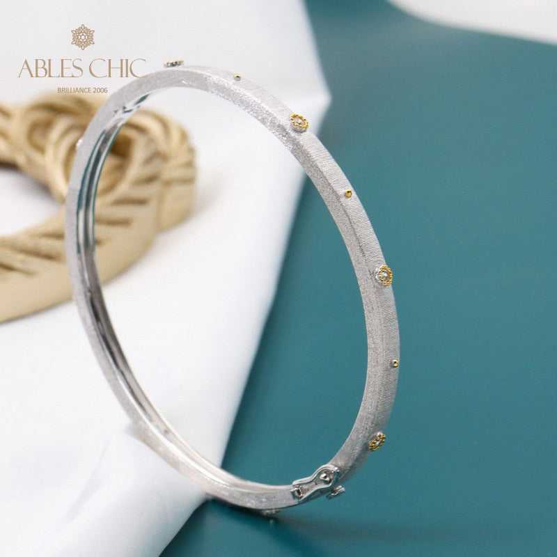 Armreif mit Stoffblumen 5680