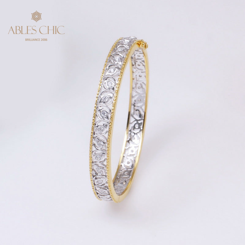 Florales Filigran-Zirkon-Armband 5021