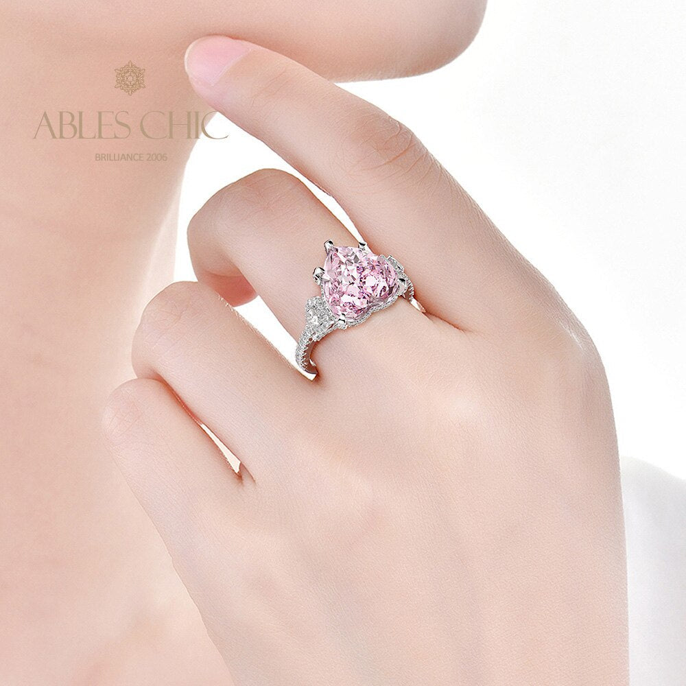 Rosa Saphir Ehering R0926