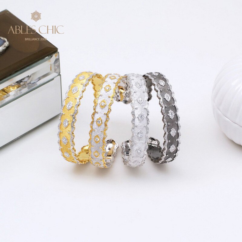 Seidiges Stoff-Laubsägen-Armband 6555