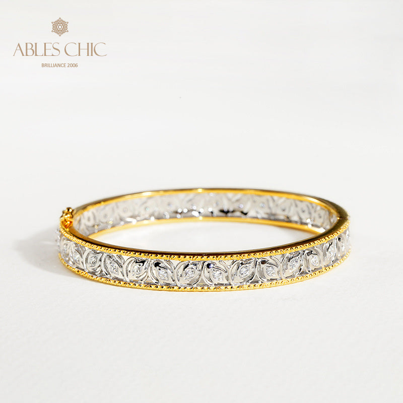 Florales Filigran-Zirkon-Armband 5021