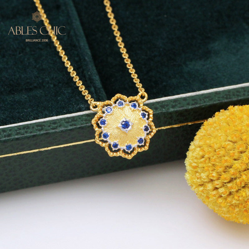 Seidige Blumenkette 5327
