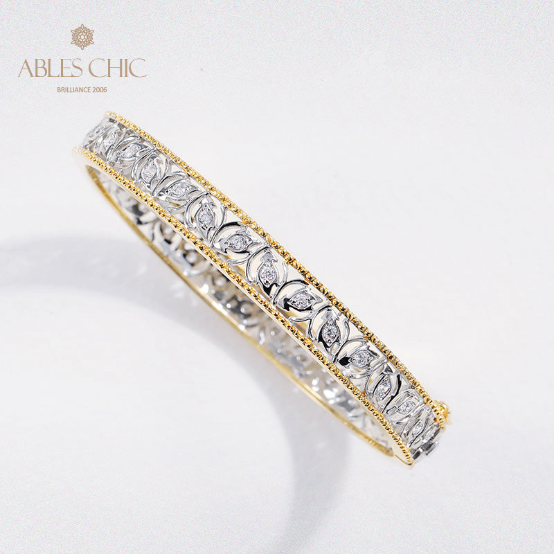Florales Filigran-Zirkon-Armband 5021