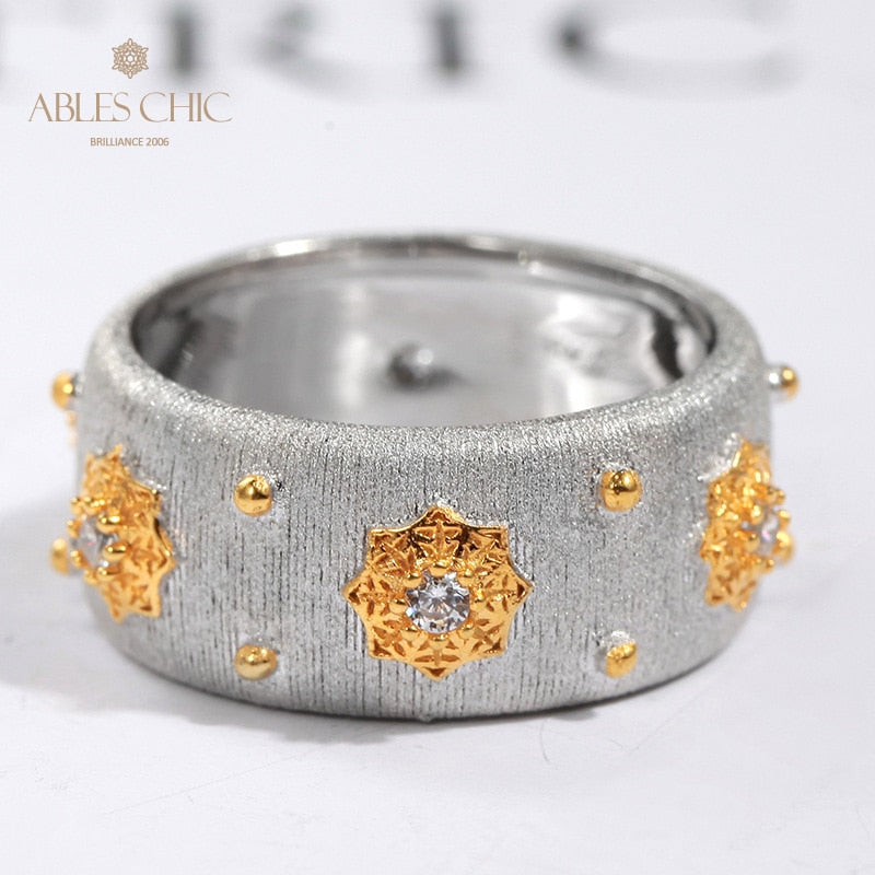 Sternenblumen-Seidenring 5025