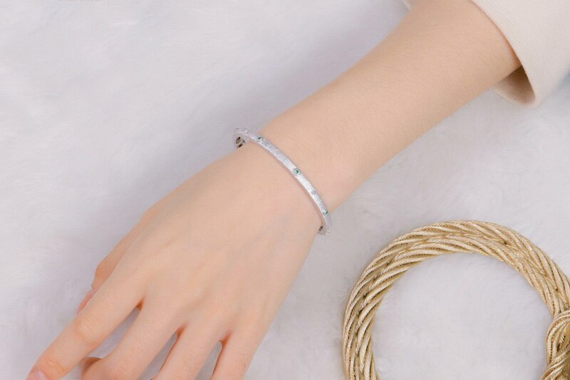 Stoffarmband mit Zirkonia-Sternen 5639