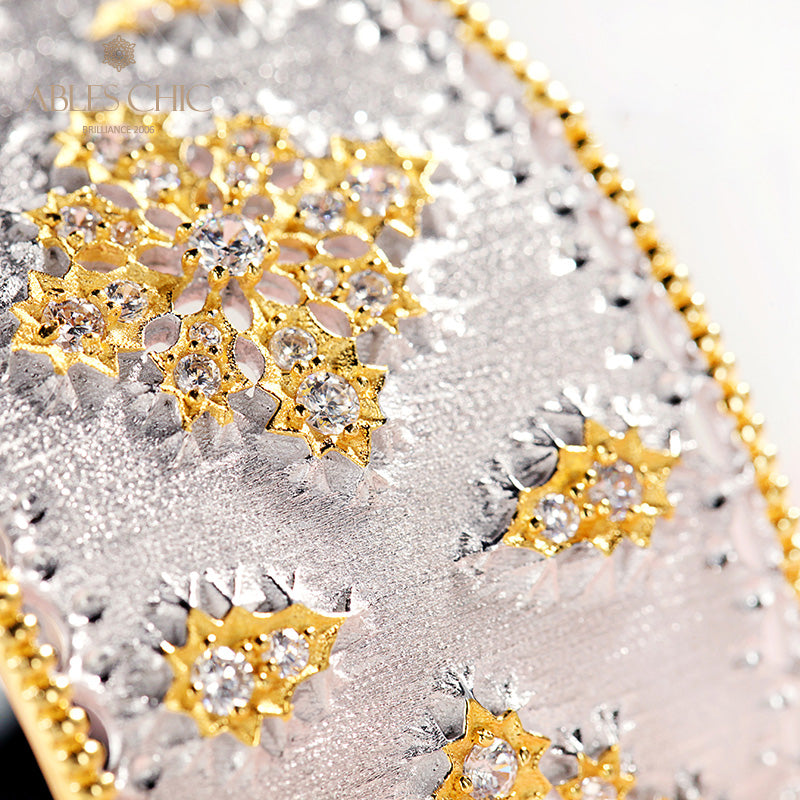 Seidiges Blumenarmband 5002