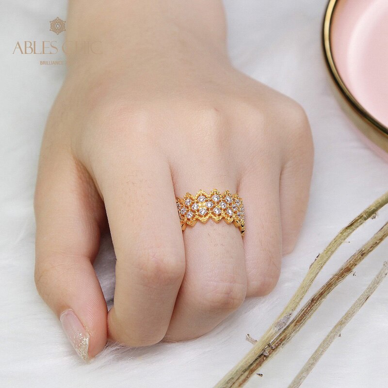 Spitzen-Filigran-Zirkon-Armband 5008
