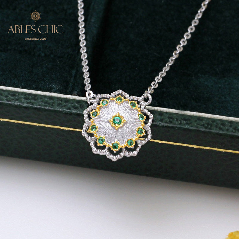 Seidige Blumenkette 5327