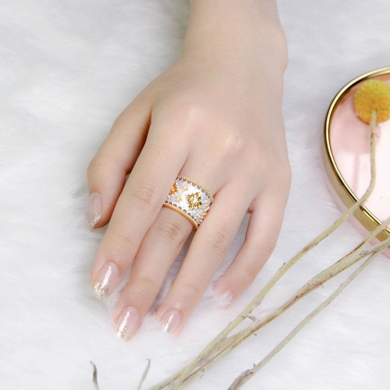 Silky Stars – Reichhaltiger Blumenring 5001