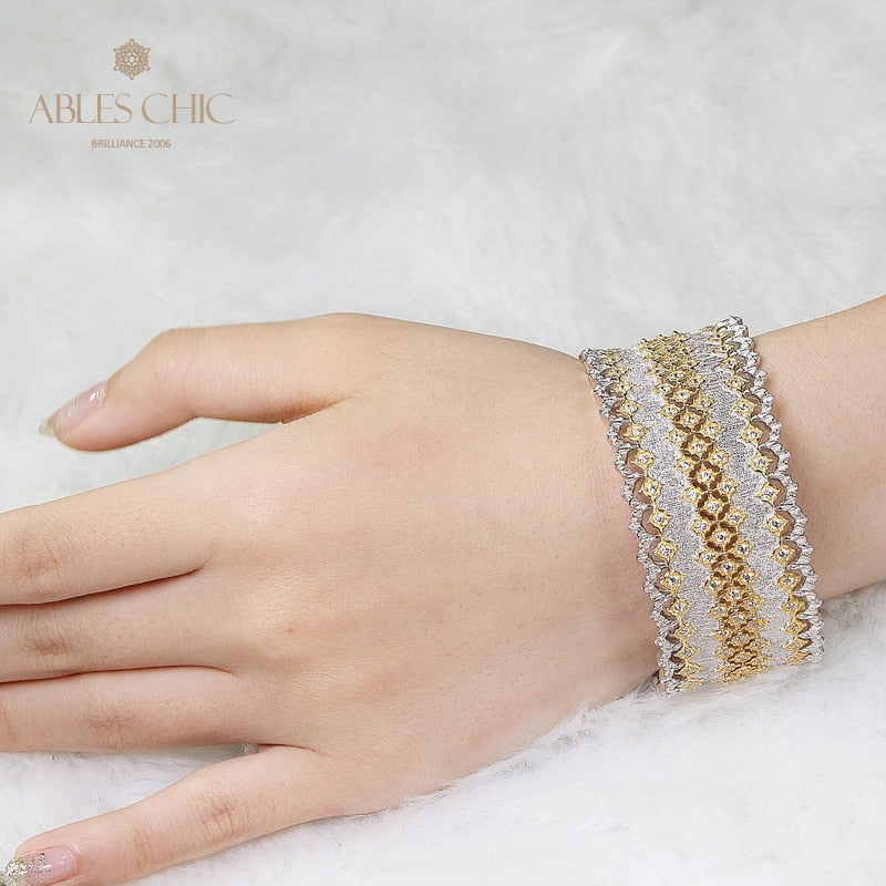 Stoffelement Sternenarmband 5076