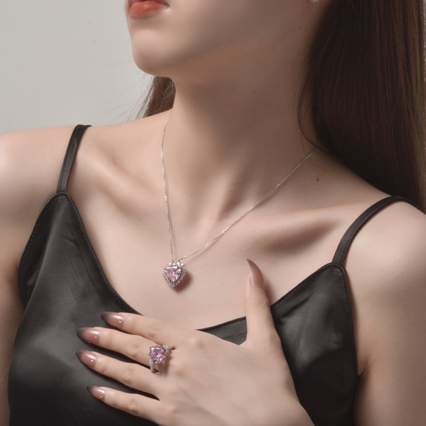 Rosa Saphir Ehering R0926