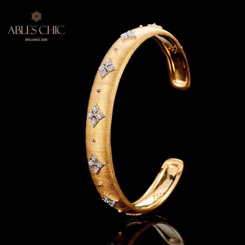 Offenes Kleeblatt-Armband 6106