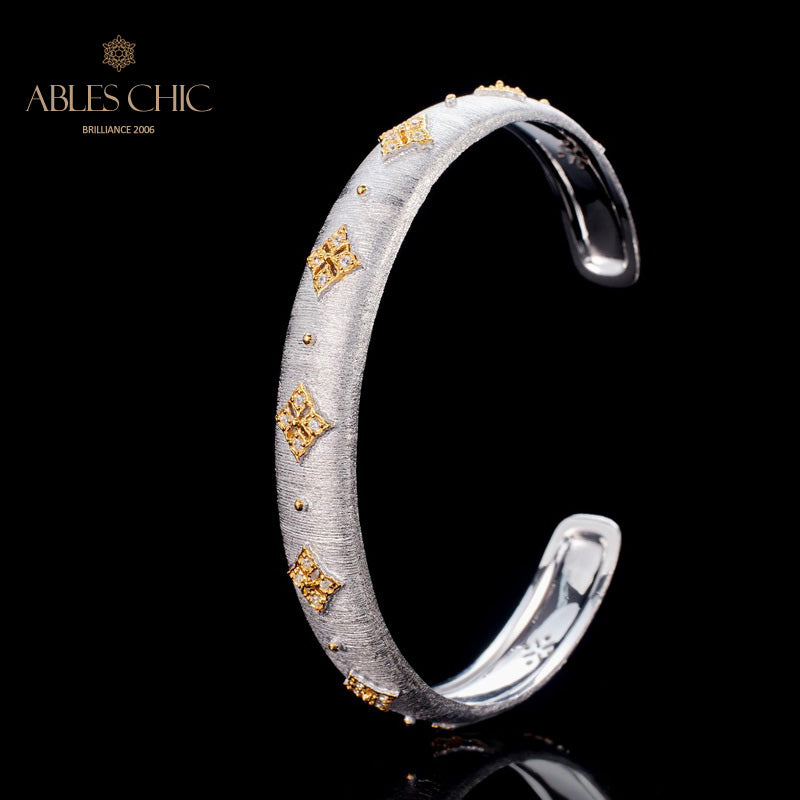 Offenes Kleeblatt-Armband 6106