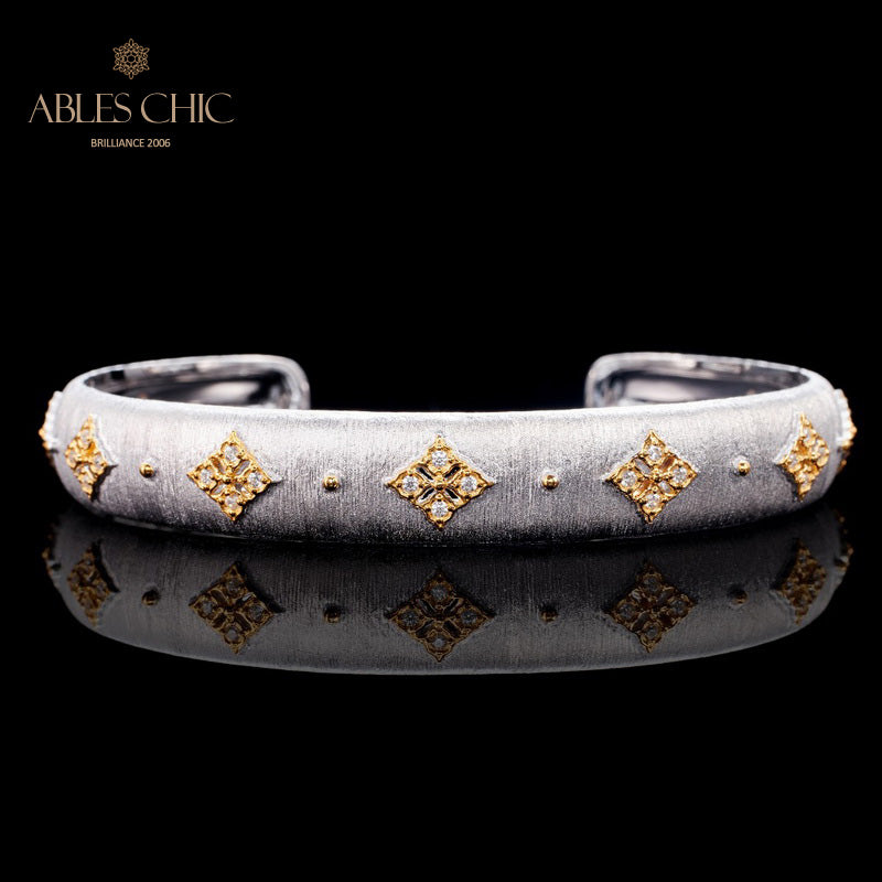 Offenes Kleeblatt-Armband 6106