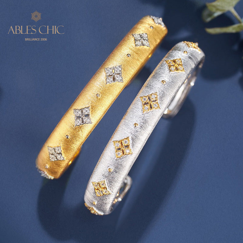 Offenes Kleeblatt-Armband 6106