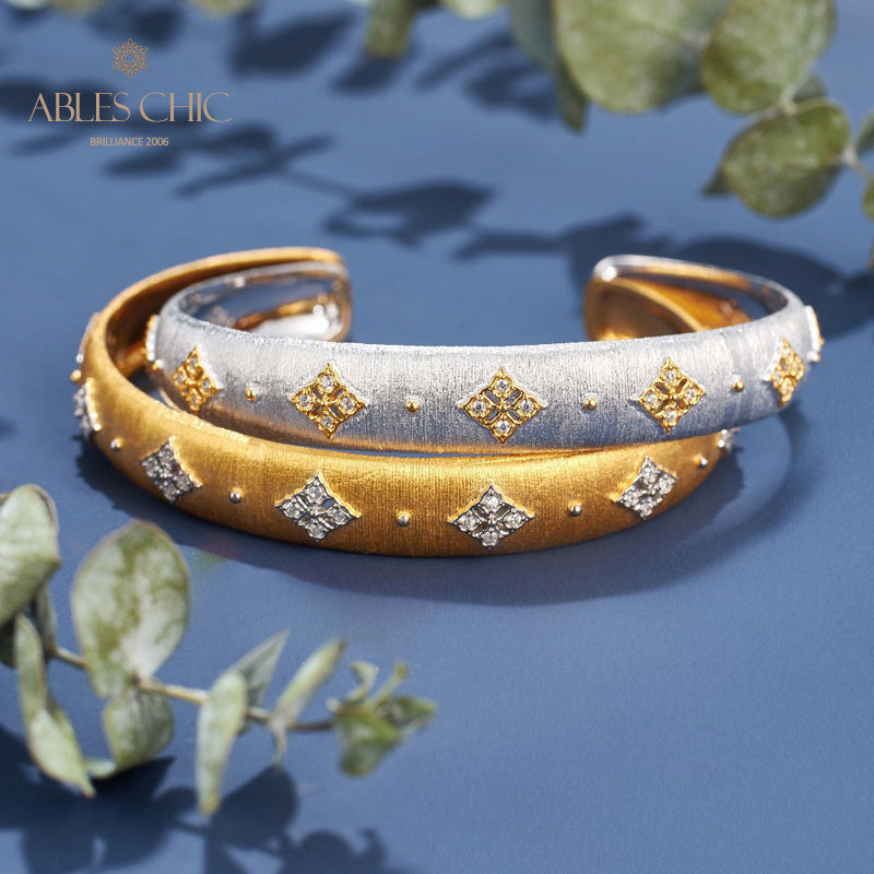 Offenes Kleeblatt-Armband 6106
