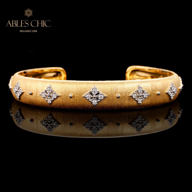 Offenes Kleeblatt-Armband 6106