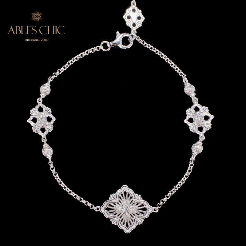 Kleeblatt-Kettenarmband 6129