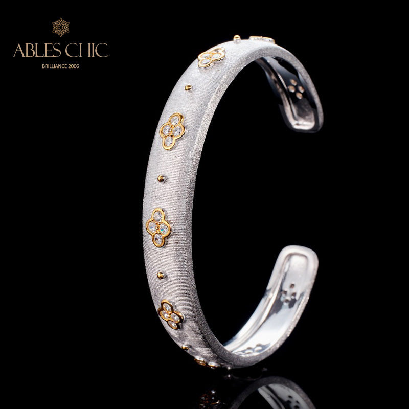 CZ Kleeblatt Armband 6107