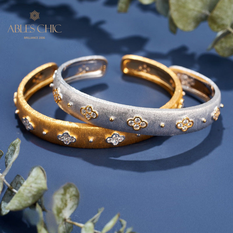 CZ Kleeblatt Armband 6107