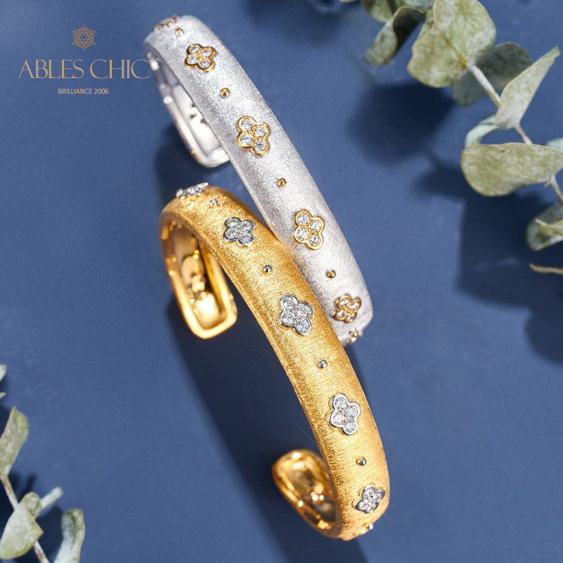 CZ Kleeblatt Armband 6107
