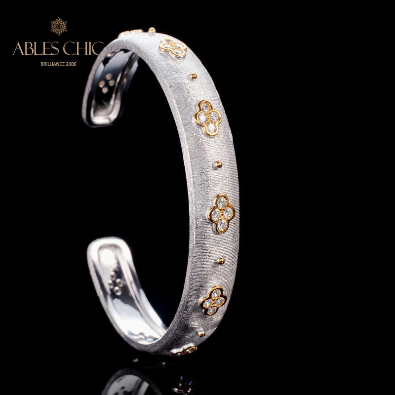CZ Kleeblatt Armband 6107