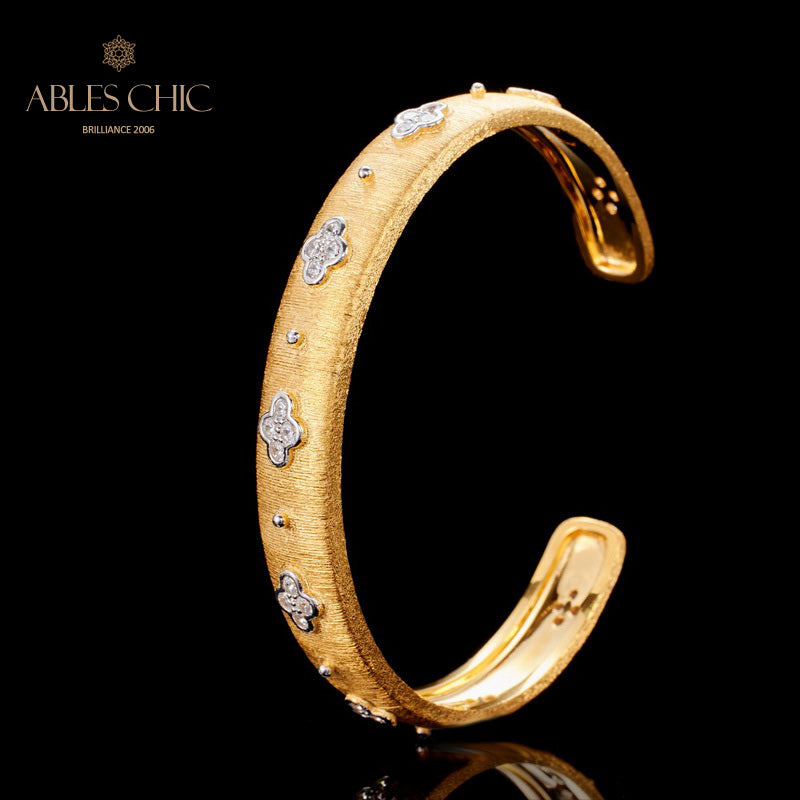 CZ Kleeblatt Armband 6107