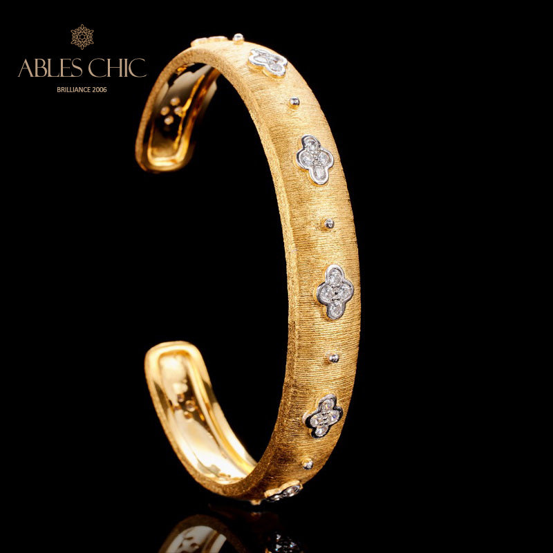 CZ Kleeblatt Armband 6107