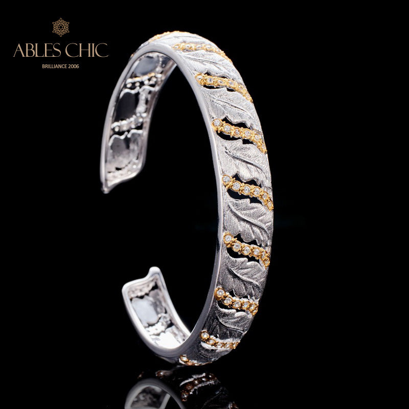 Laubsägeblatt-Armband 6108