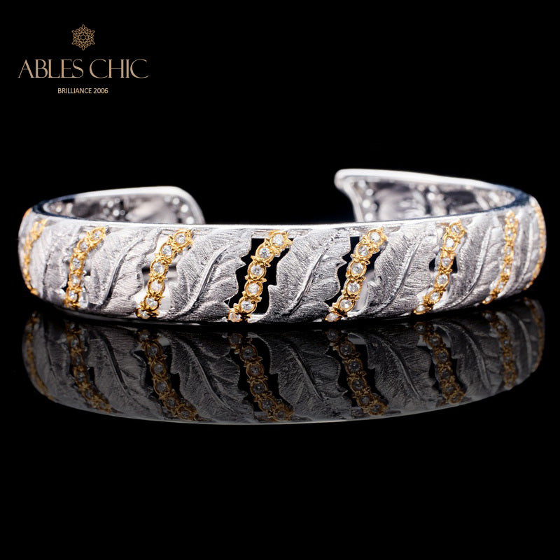 Laubsägeblatt-Armband 6108