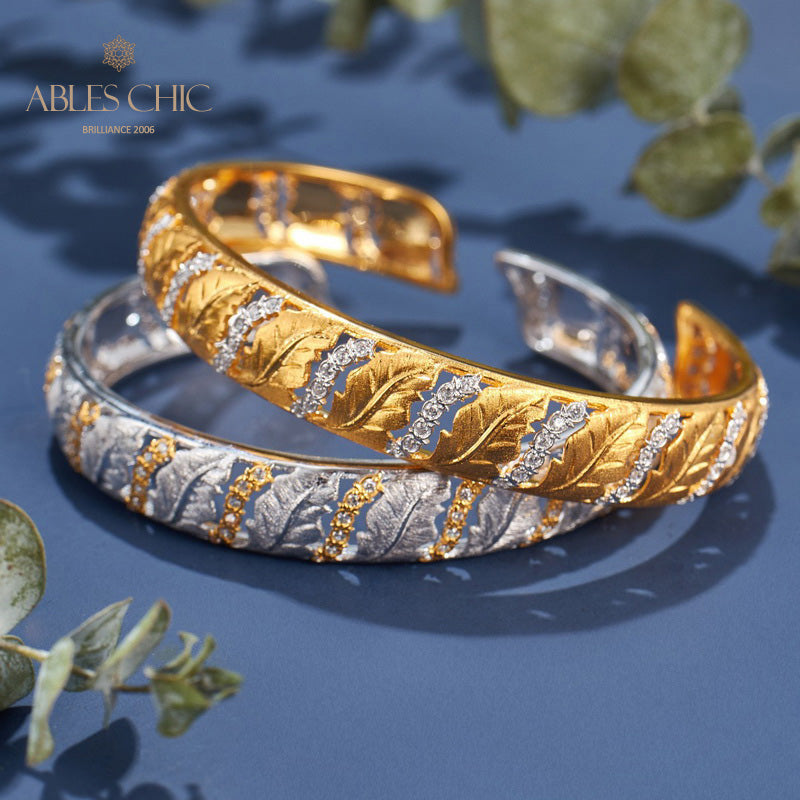 Laubsägeblatt-Armband 6108