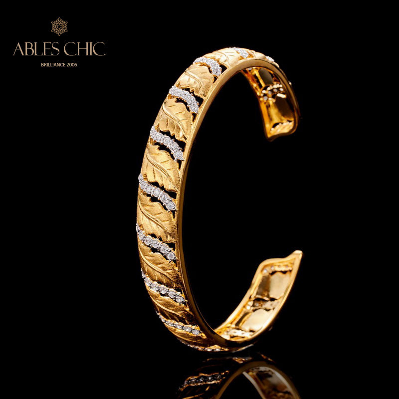 Laubsägeblatt-Armband 6108