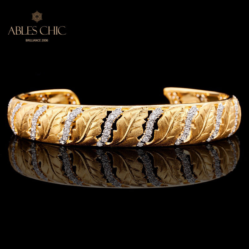 Laubsägeblatt-Armband 6108
