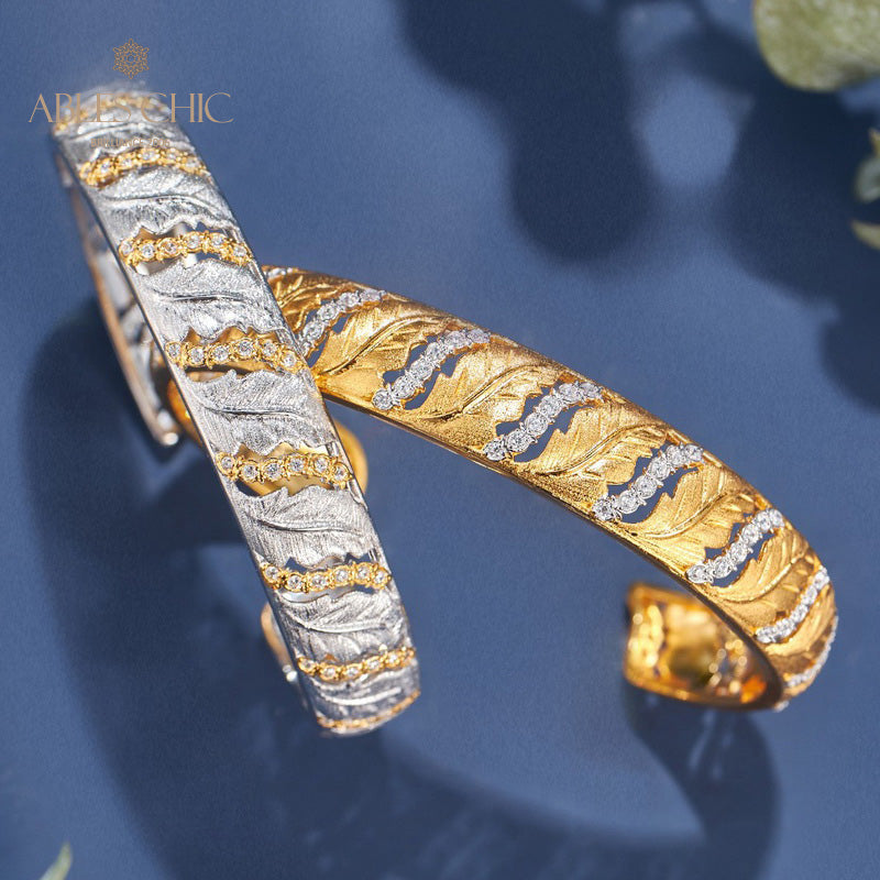 Laubsägeblatt-Armband 6108