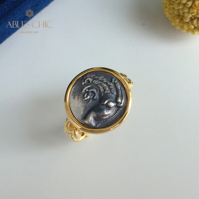 Byzantinischer Münzreplik-Ring 5865