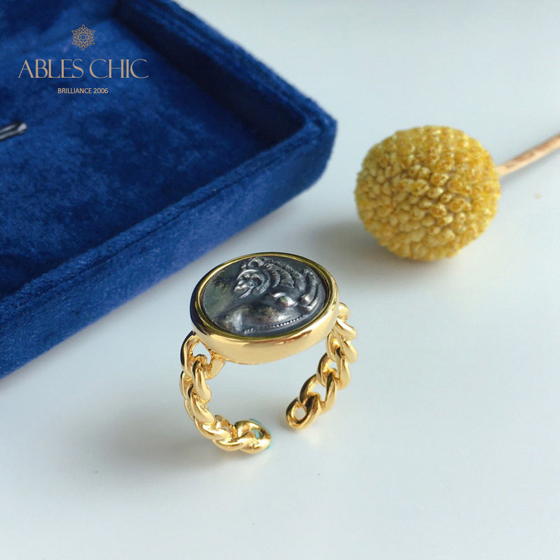 Byzantinischer Münzreplik-Ring 5865