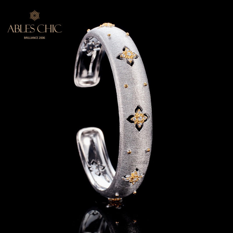 Seidiges Kleeblatt-Armband 6105