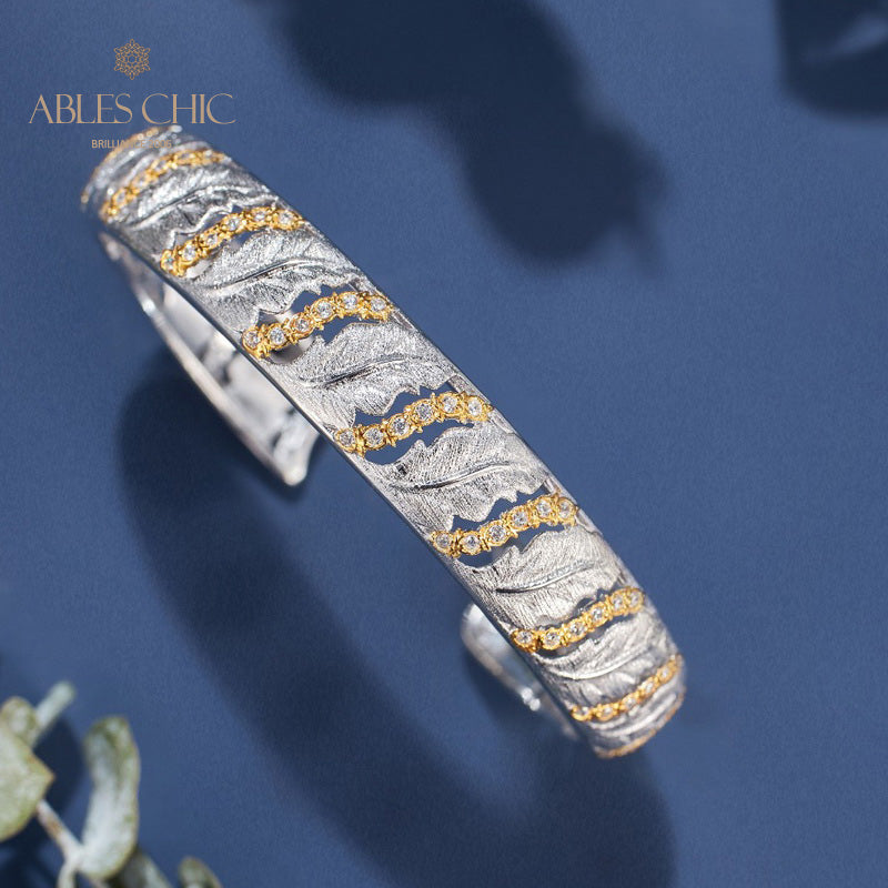 Laubsägeblatt-Armband 6108
