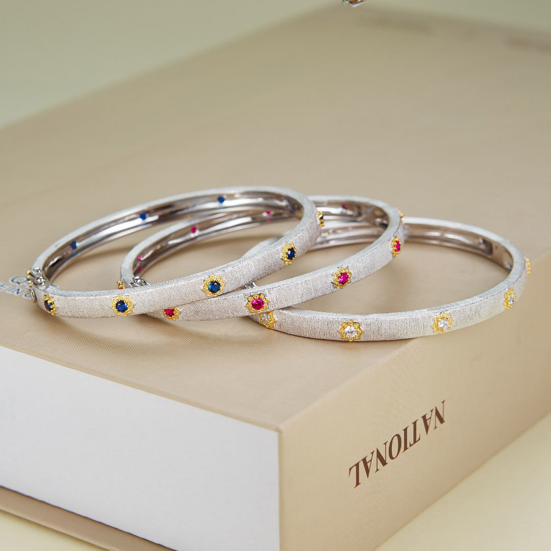Sonnenblumen-Armband mit Scharnier 5464