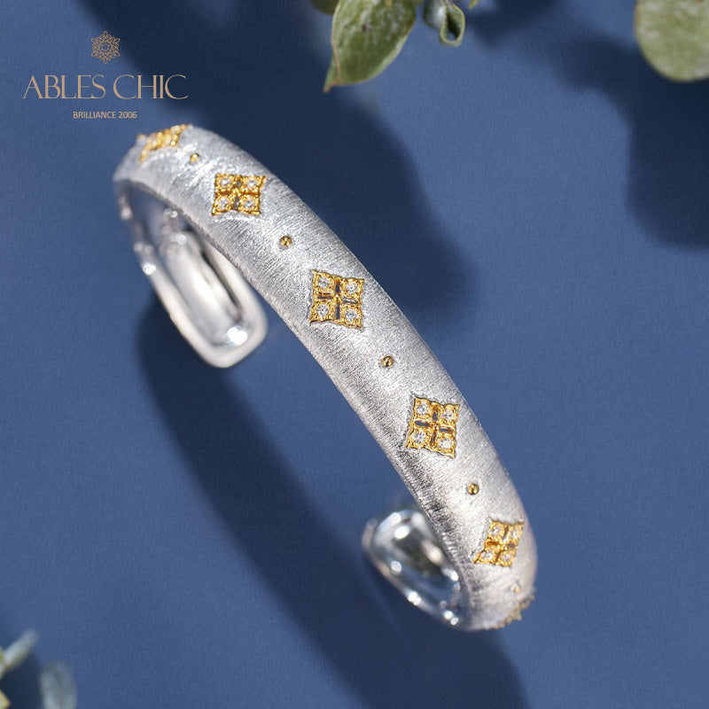 Offenes Kleeblatt-Armband 6106