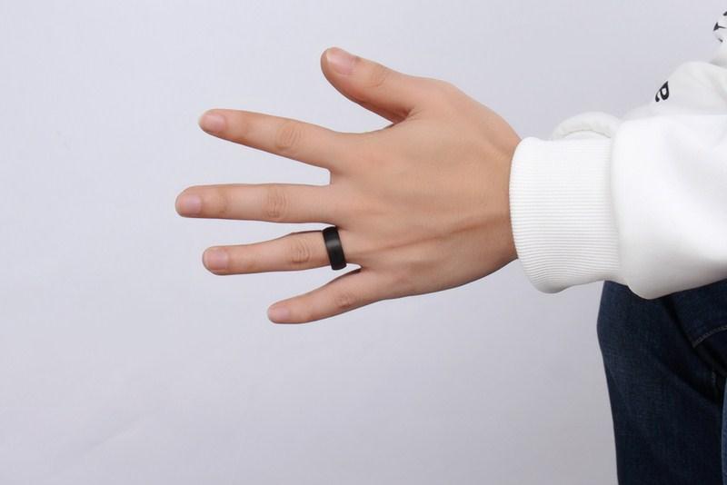 Black And Rose Gold Tungsten Engagement Band Dome Ring Wholesale Plated 8mm - Ables Mall