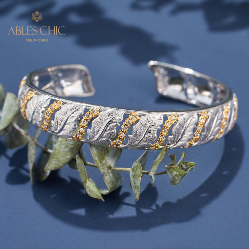 Laubsägeblatt-Armband 6108