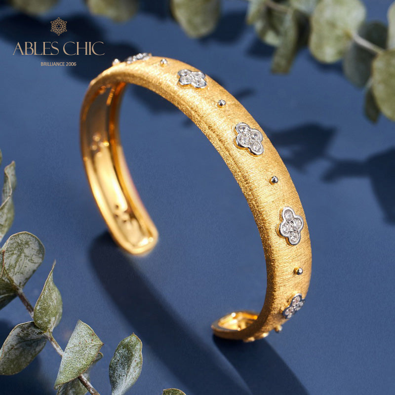 CZ Kleeblatt Armband 6107