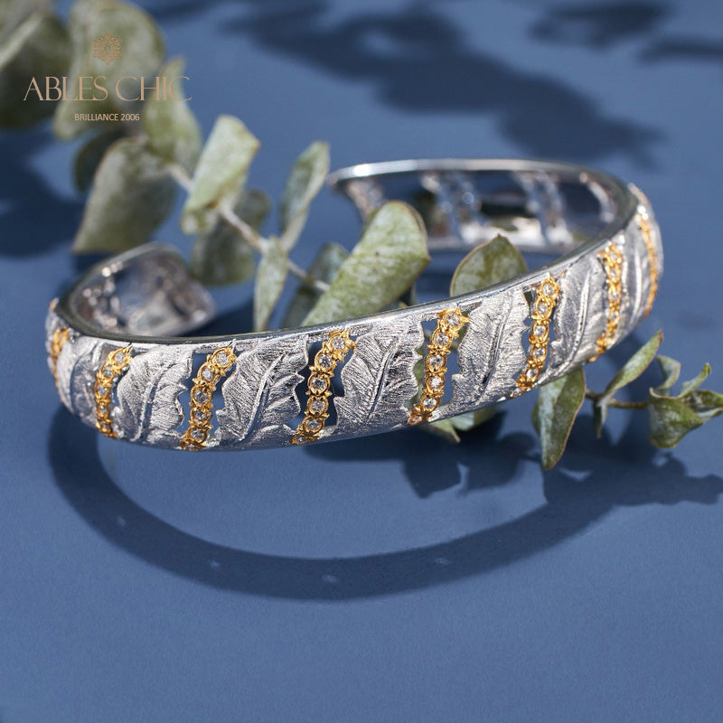 Laubsägeblatt-Armband 6108