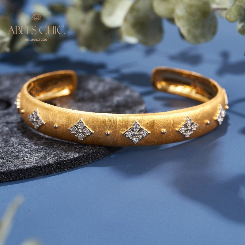 Offenes Kleeblatt-Armband 6106