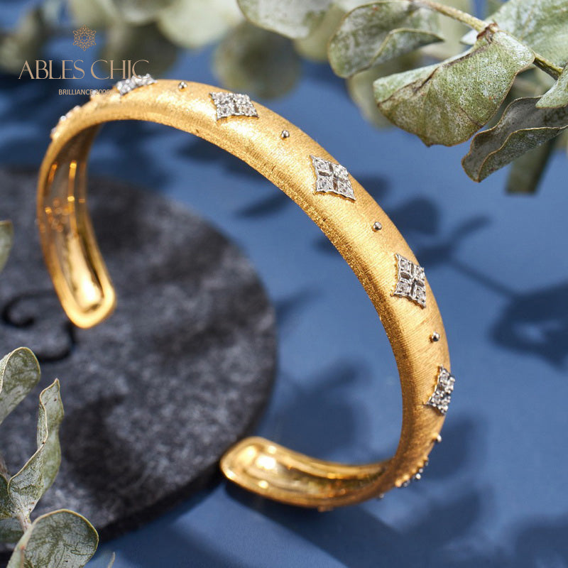 Offenes Kleeblatt-Armband 6106
