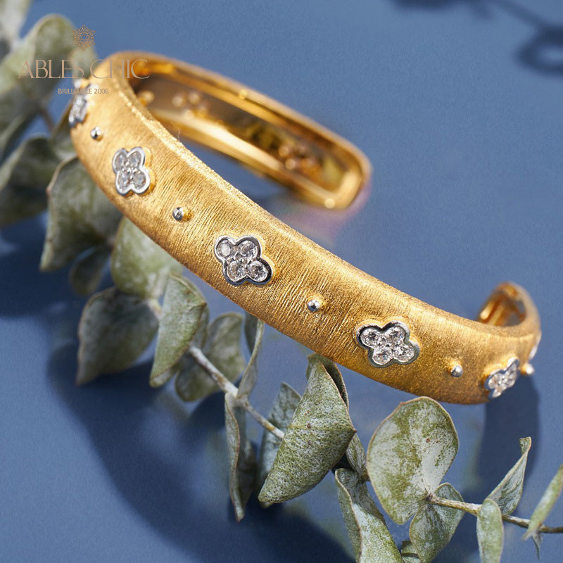 CZ Kleeblatt Armband 6107