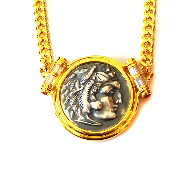 Griechische antike Münzkette 6043